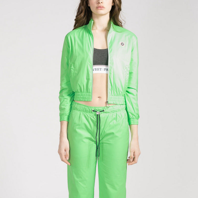 Blouson Tactel Crop - Vert Fluo - Femme