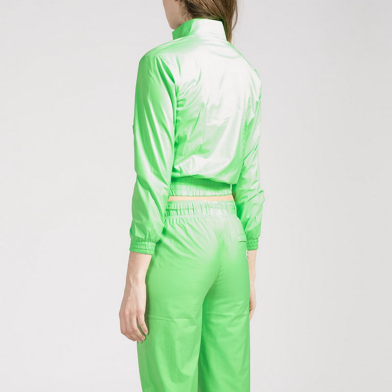 Blouson Tactel Crop - Vert Fluo - Femme