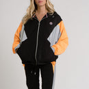 Sweat Tactel Wind - Black/Orange Fluo - Mixte