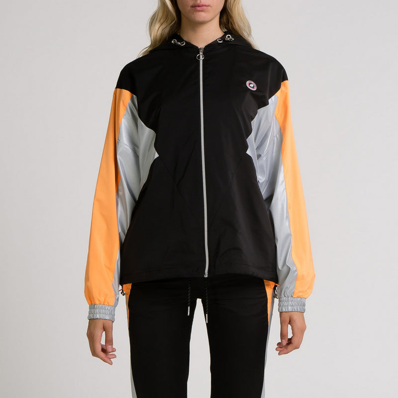 Sweat Tactel Wind - Black/Orange Fluo - Mixte