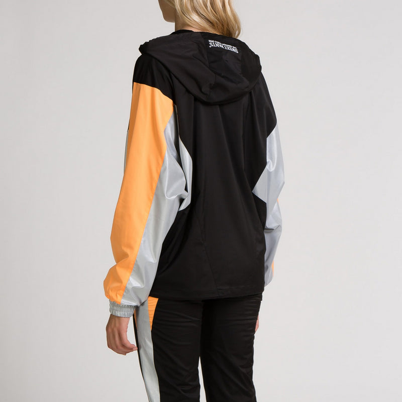 Sweat Tactel Wind - Black/Orange Fluo - Mixte