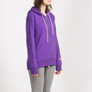Sweat Terry Zip Up - Purple - Mixte