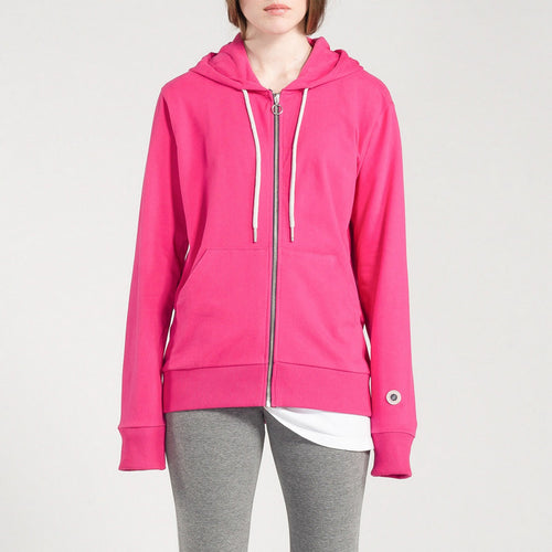 Sweat Terry Zip Up - Rubis - Mixte