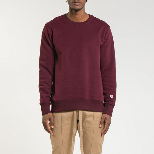 Sweat Terry Classic Crew - Bordeaux - Mixte