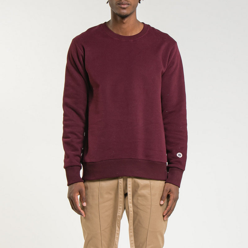 Sweat Terry Classic Crew - Bordeaux - Mixte