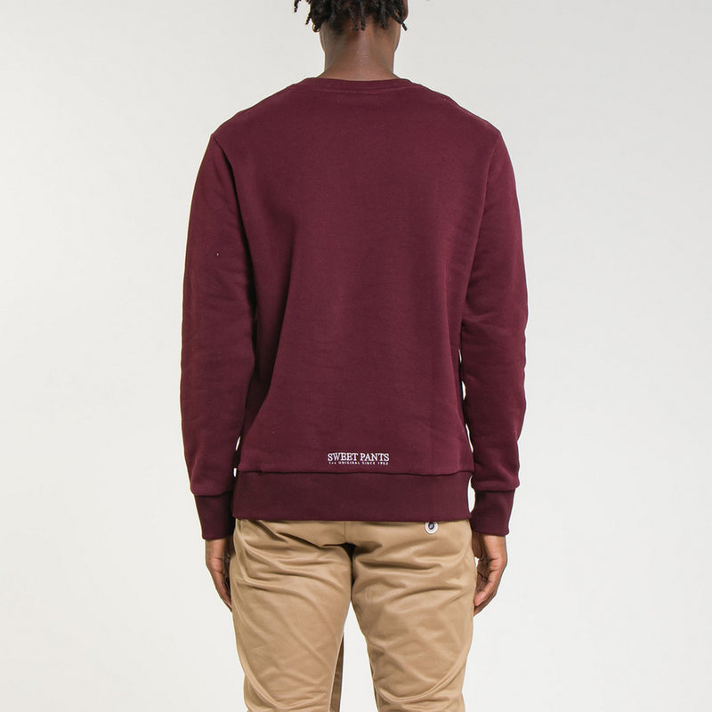 Sweat Terry Classic Crew - Bordeaux - Mixte