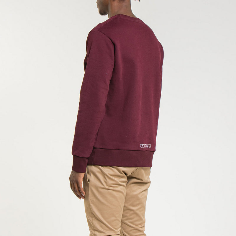 Sweat Terry Classic Crew - Bordeaux - Mixte
