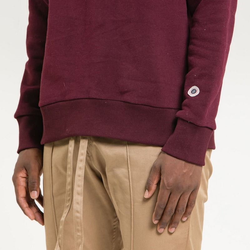 Sweat Terry Classic Crew - Bordeaux - Mixte