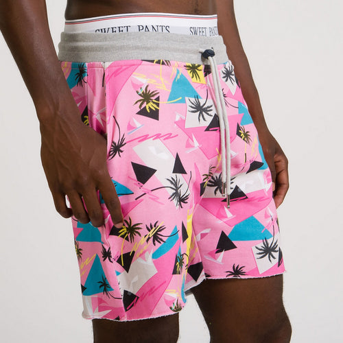 Bermuda Terry Cutoff Print - Venice - Mixte