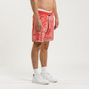 Bermuda Terry Cutoff Print - 2 Pac Red - Mixte