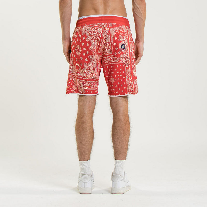 Bermuda Terry Cutoff Print - 2 Pac Red - Mixte