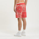 Bermuda Terry Cutoff Print - 2 Pac Red - Mixte
