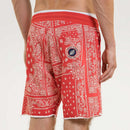Bermuda Terry Cutoff Print - 2 Pac Red - Mixte