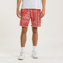 Bermuda Terry Cutoff Print - 2 Pac Red - Mixte