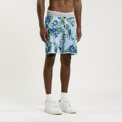 Bermuda Terry Cutoff Print - Hawai Baltique - Mixte