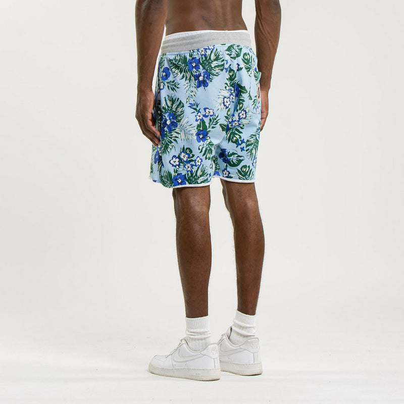 Bermuda Terry Cutoff Print - Hawai Baltique - Mixte