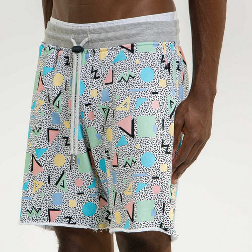 Bermuda Terry Cutoff Print - Jeffrey - Mixte