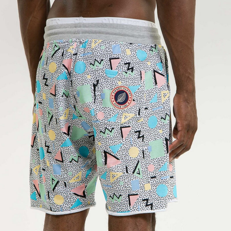 Bermuda Terry Cutoff Print - Jeffrey - Mixte