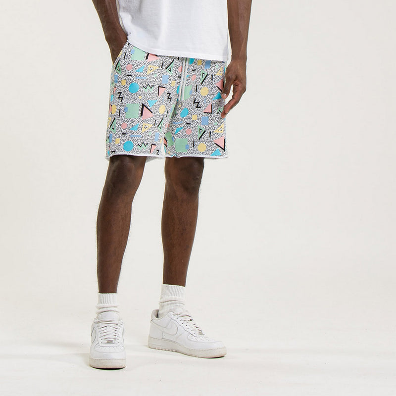 Bermuda Terry Cutoff Print - Jeffrey - Mixte