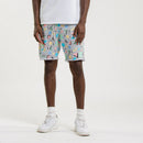 Bermuda Terry Cutoff Print - Jeffrey - Mixte