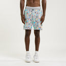 Bermuda Terry Cutoff Print - Jeffrey - Mixte