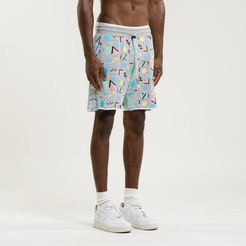 Bermuda Terry Cutoff Print - Jeffrey - Mixte