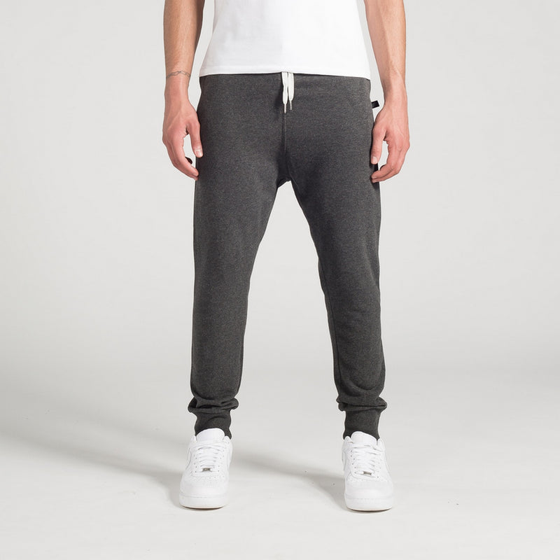 Pantalon Terry Loose - Black Marl - Mixte