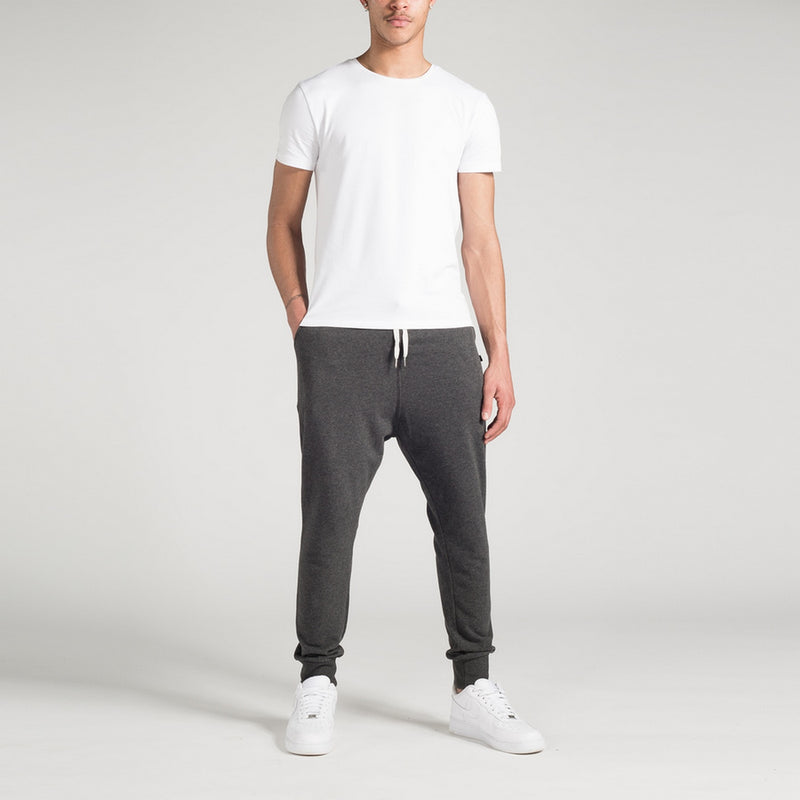 Pantalon Terry Loose - Black Marl - Mixte