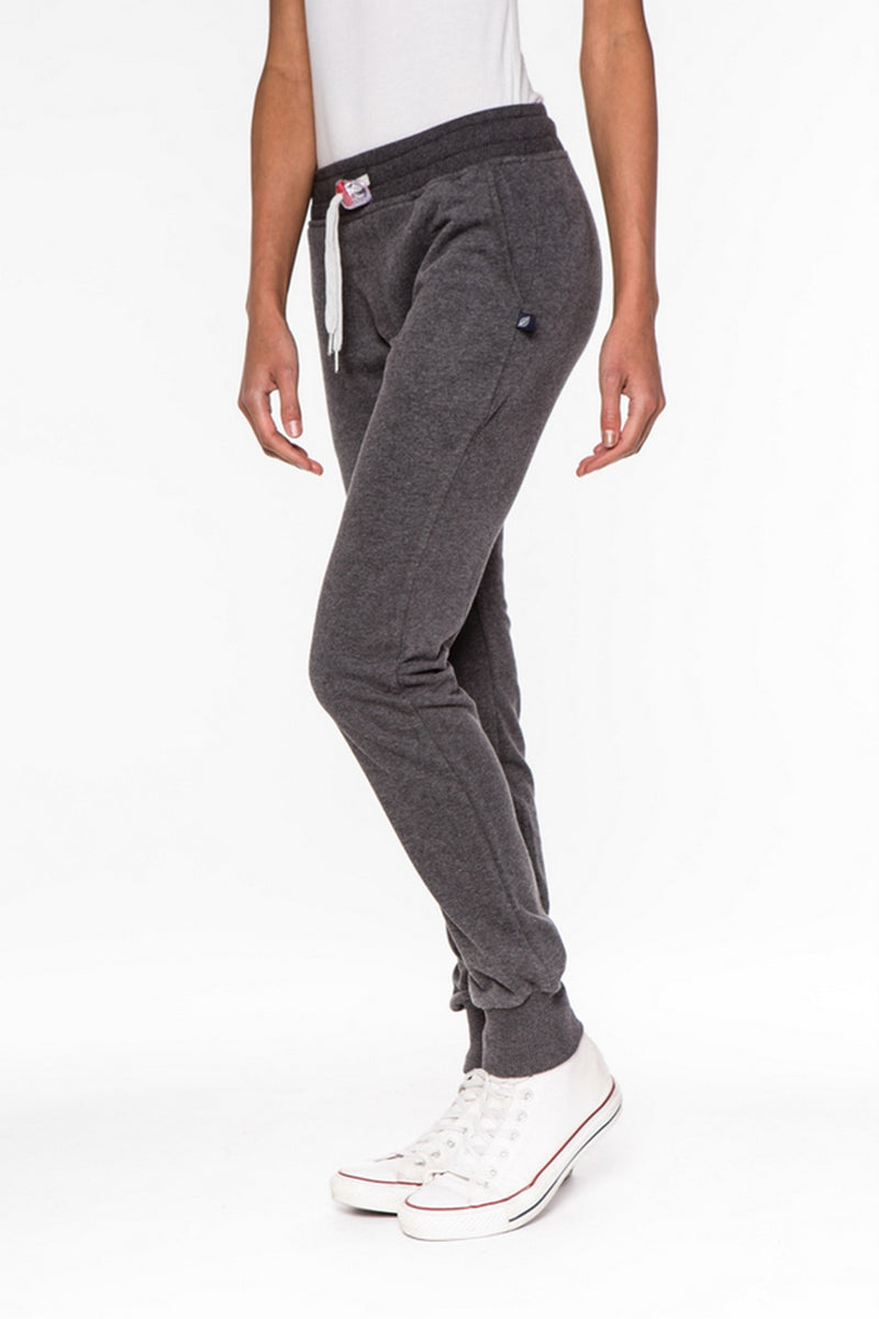Pantalon Terry Slim - Black Marl - Mixte