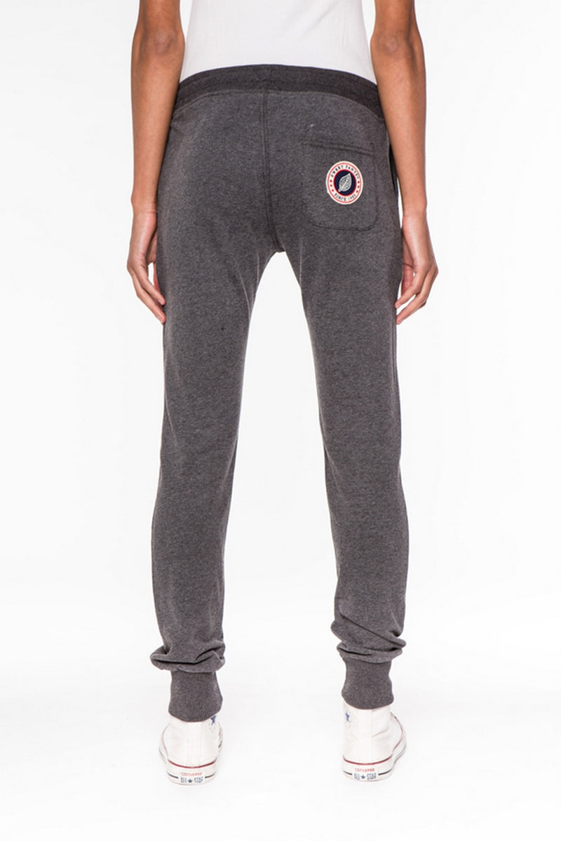 Pantalon Terry Slim - Black Marl - Mixte