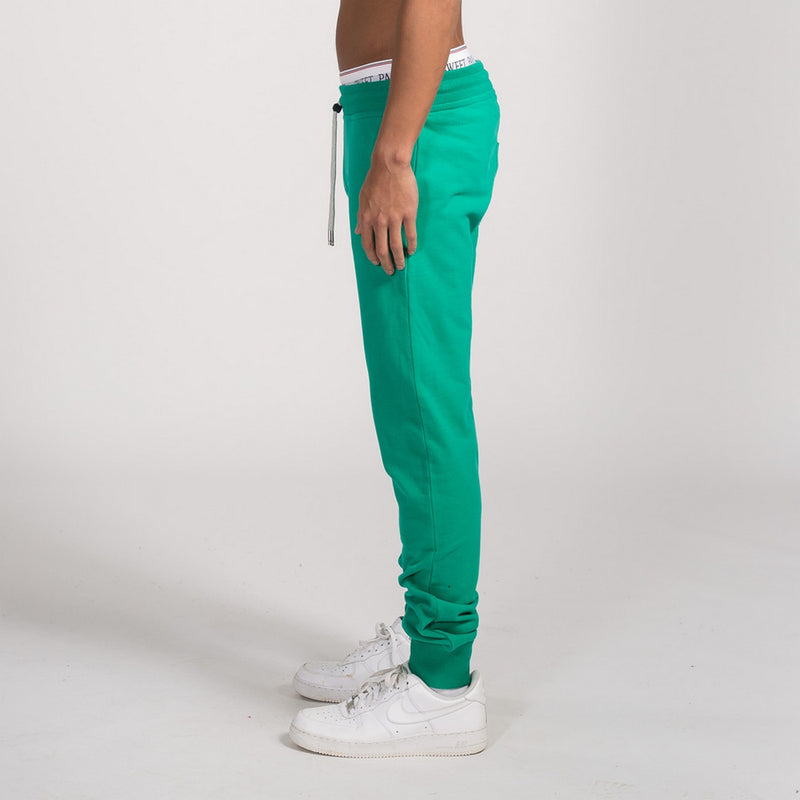 Pantalon Terry Slim - Laser Green - Mixte