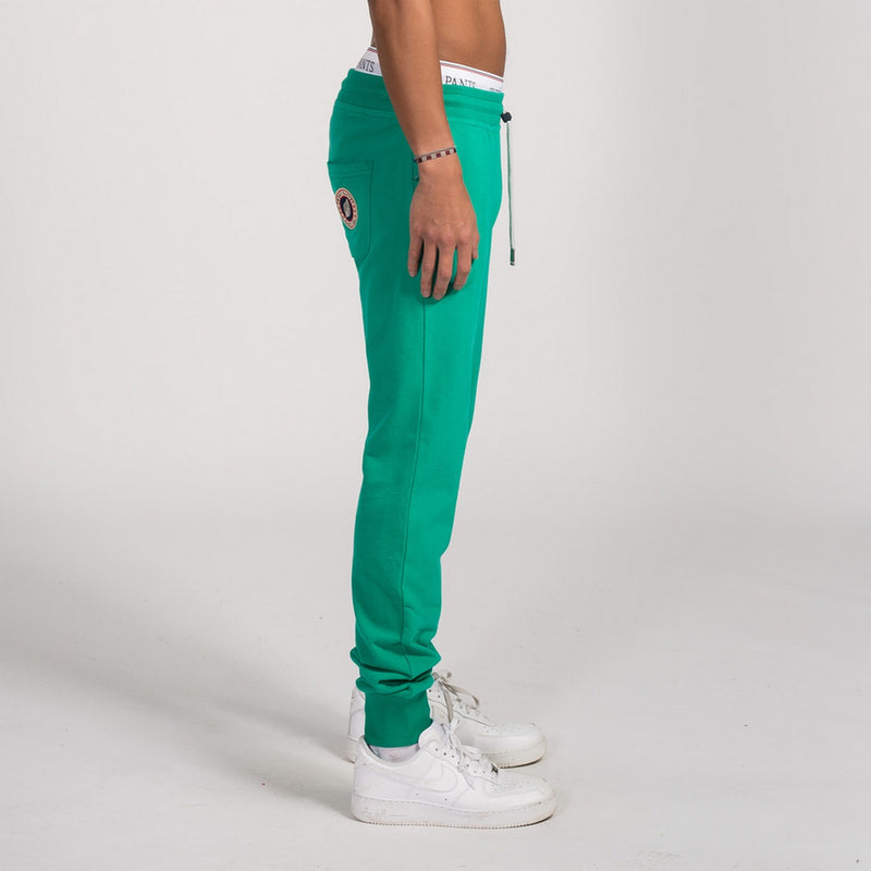 Pantalon Terry Slim - Laser Green - Mixte