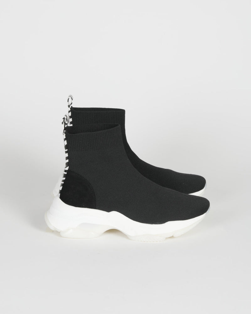 Zapatillas con estampado de cebra - Negro