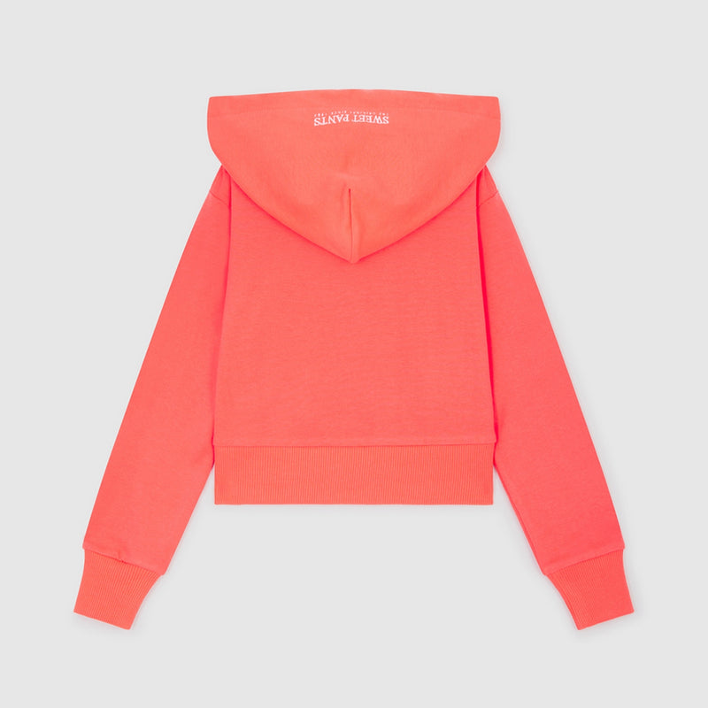 Sweat Tkid Crop Zip Up - Laser Corail - Fille - Enfant