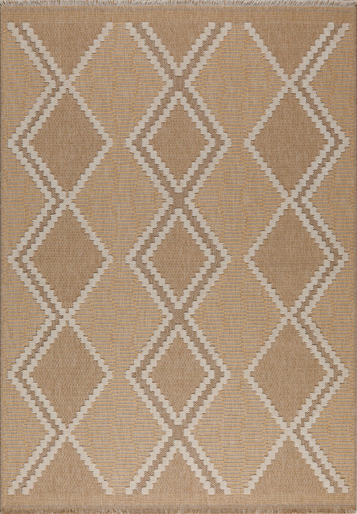 Tulum - Tapis D'Intérieur/Extérieur - Polypropylène - Jaune