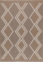 Tulum - Tapis D'Intérieur/Extérieur - Polypropylène - Marron