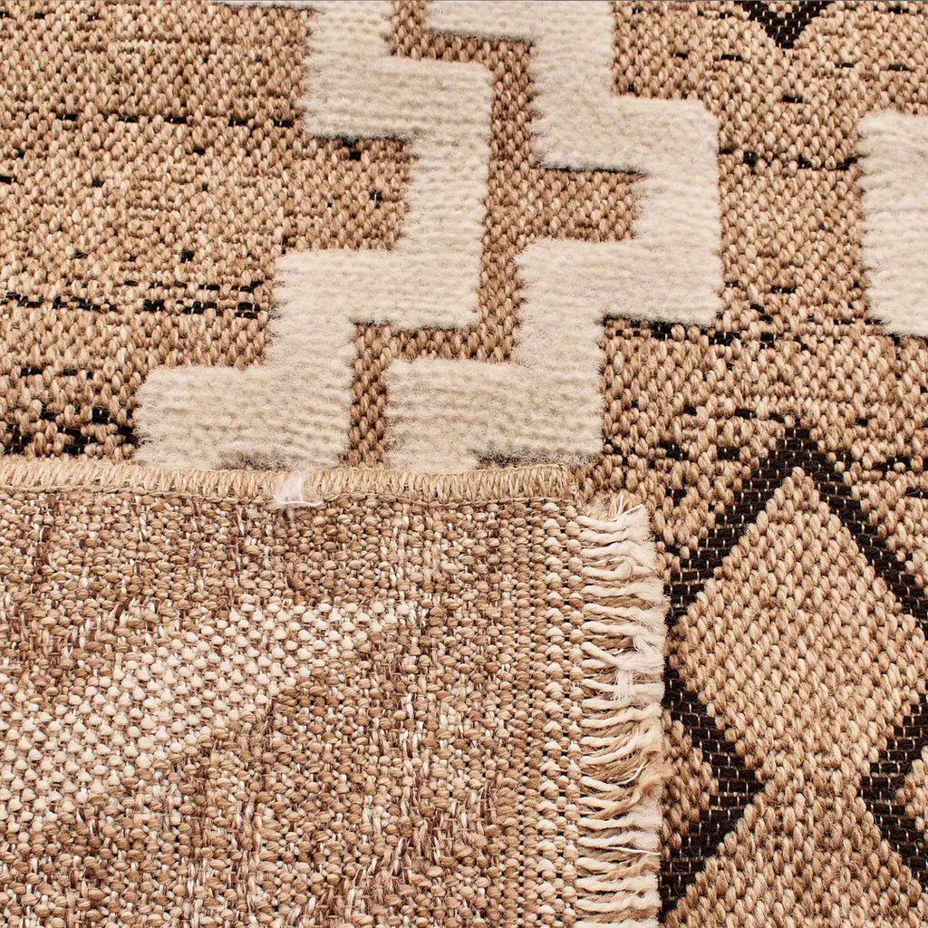 Tulum - Tapis D'Intérieur/Extérieur - Polypropylène - Noir