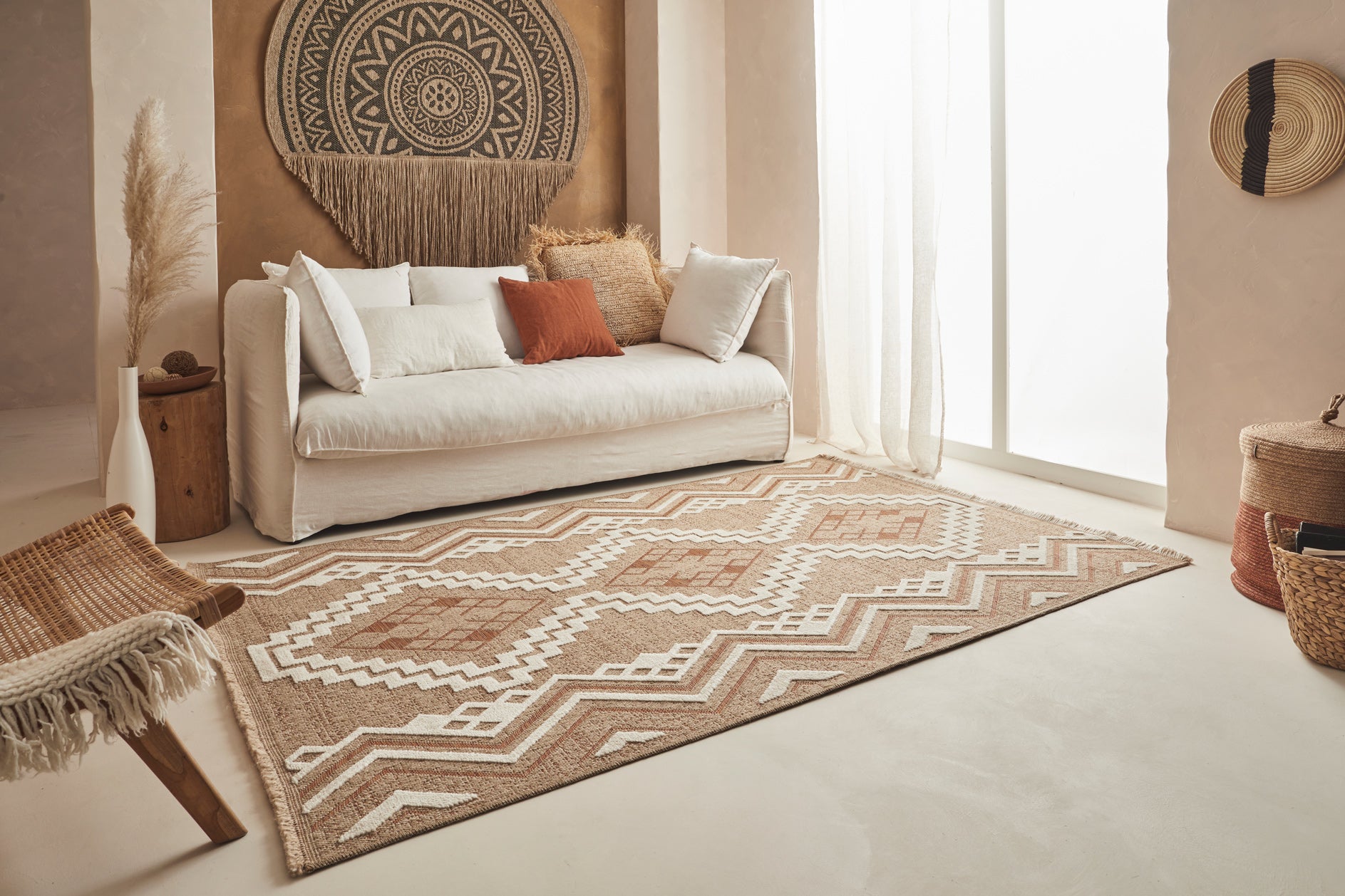 Tulum - Tapis D'Intérieur/Extérieur - Polypropylène - Terra