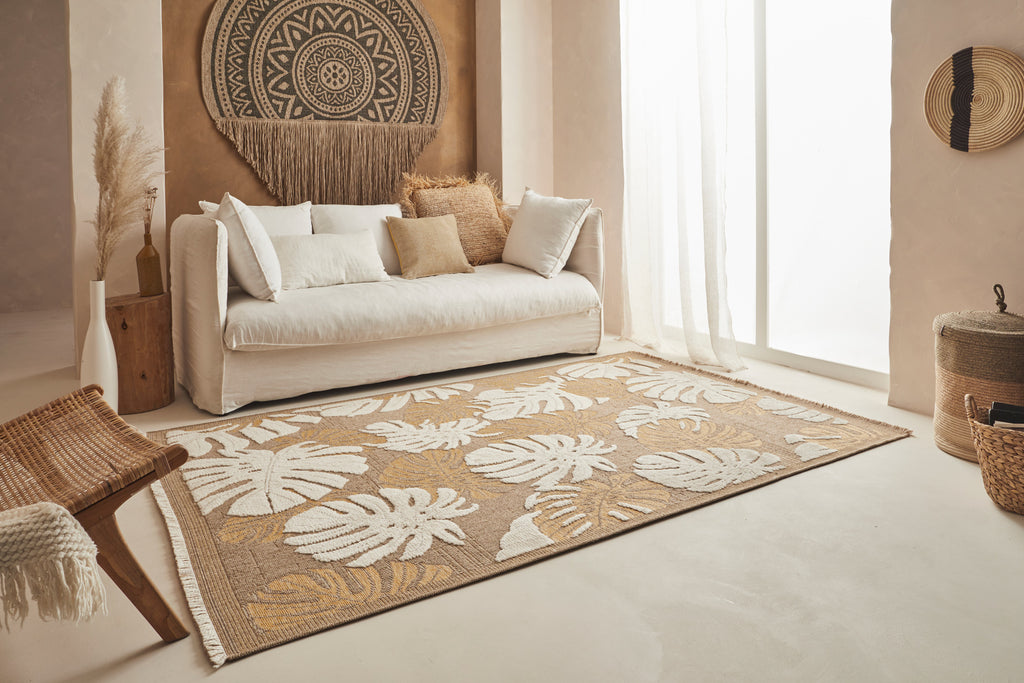 Tulum - Tapis D'Intérieur/Extérieur - Polypropylène - Jaune