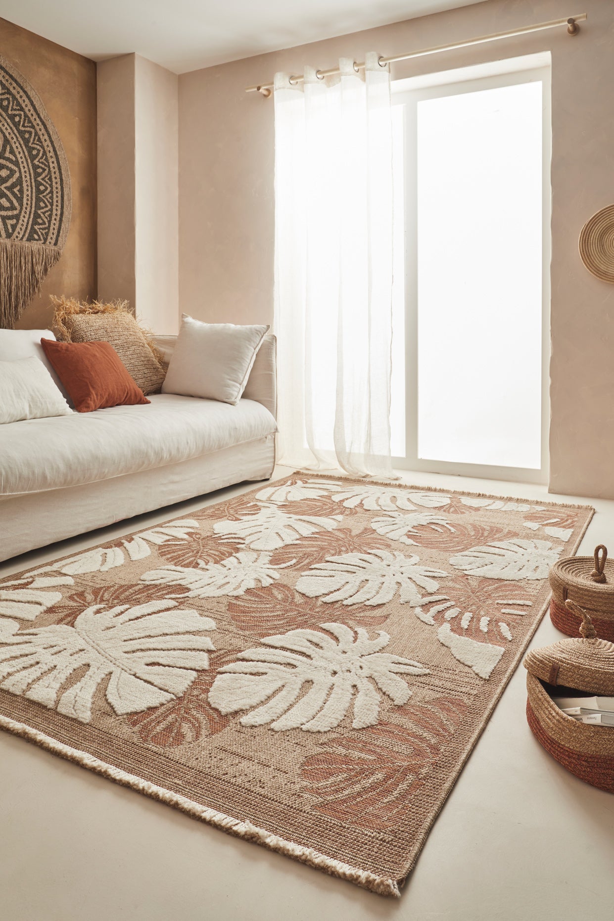 Tulum - Tapis D'Intérieur/Extérieur - Polypropylène - Terra