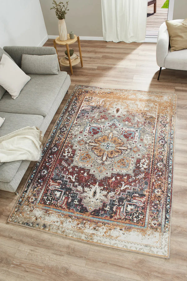 Radom - Alfombra Interior - Poliéster Estampado - Multicolor