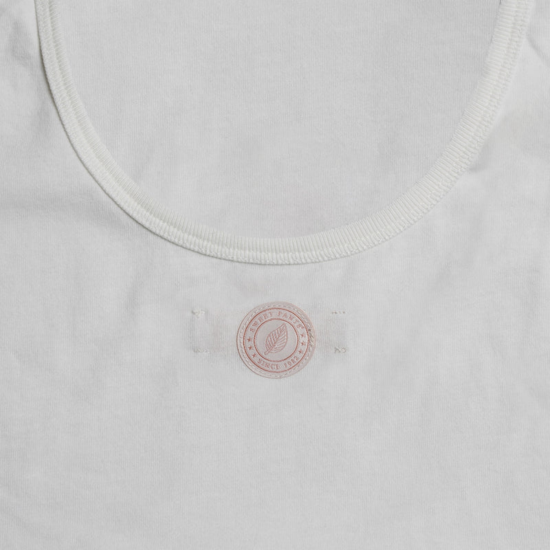 Sweet Pants - Débardeur Urban Cut Crop - Dirty White - Femme