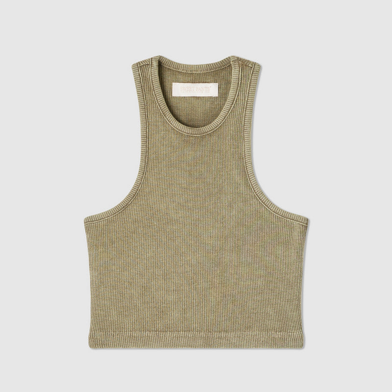 Débardeur Urban Tank Crop - Kaki - Femme