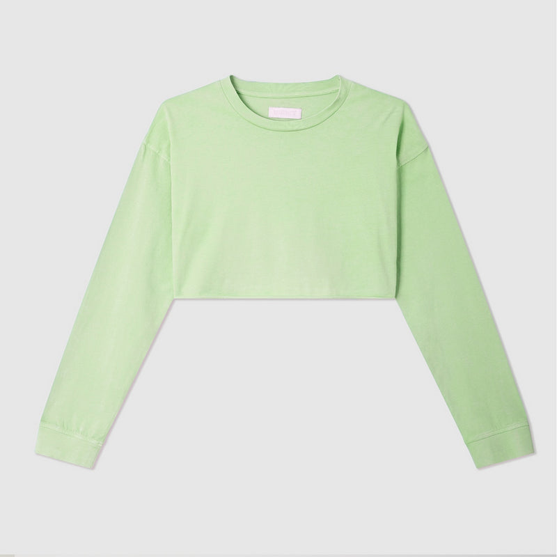 T-Shirt Urban Cropped - Celadon - Femme