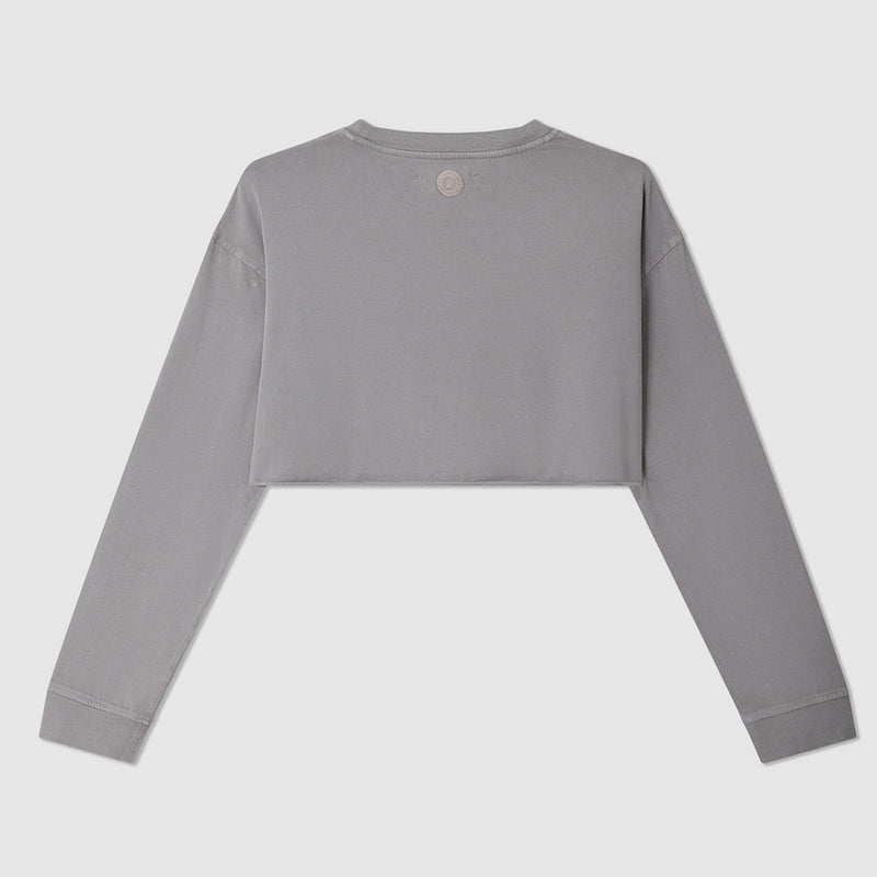 T-Shirt Urban Cropped - Grey - Femme