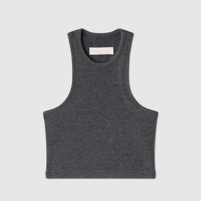 Débardeur Urban Tank Crop - Carbon - Femme