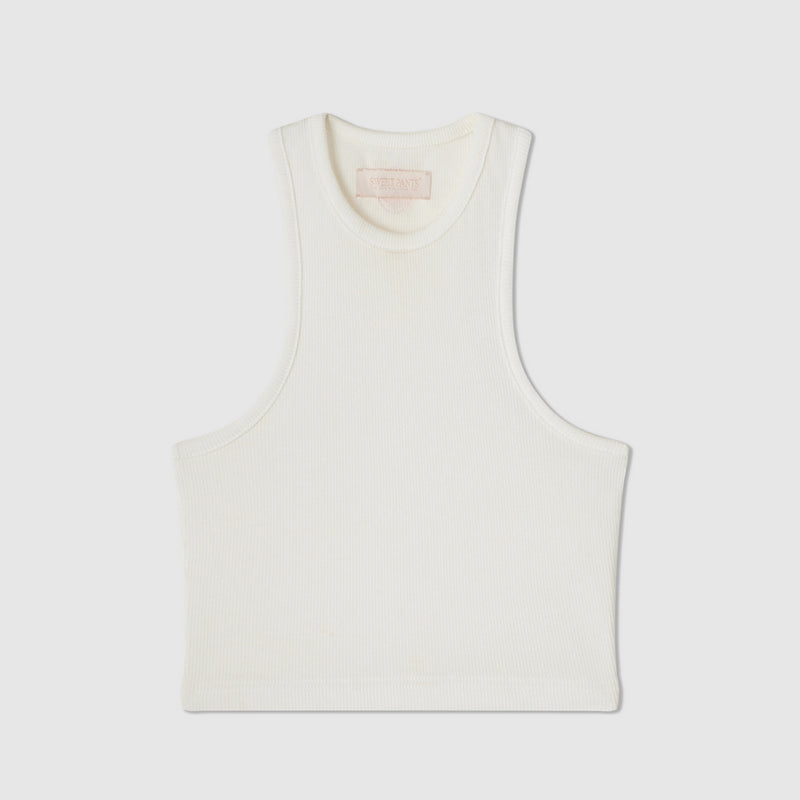 Débardeur Urban Tank Crop - Dirty White - Femme