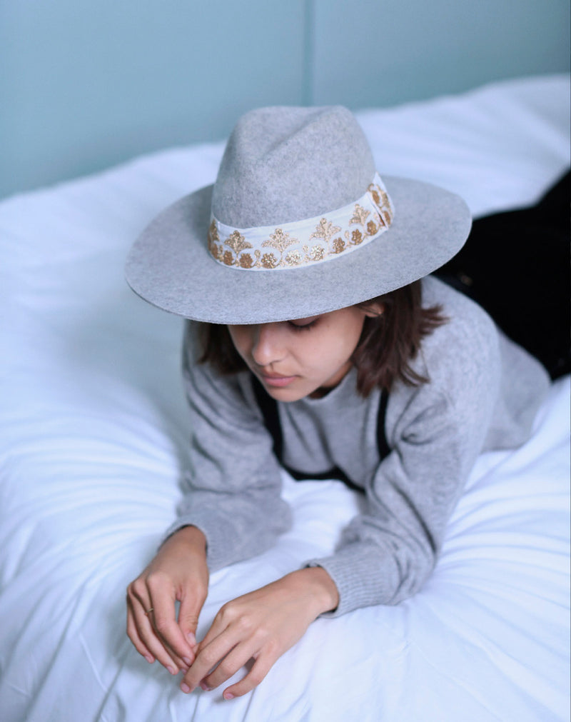 Chapeau Feutre Victor - Gris Chine