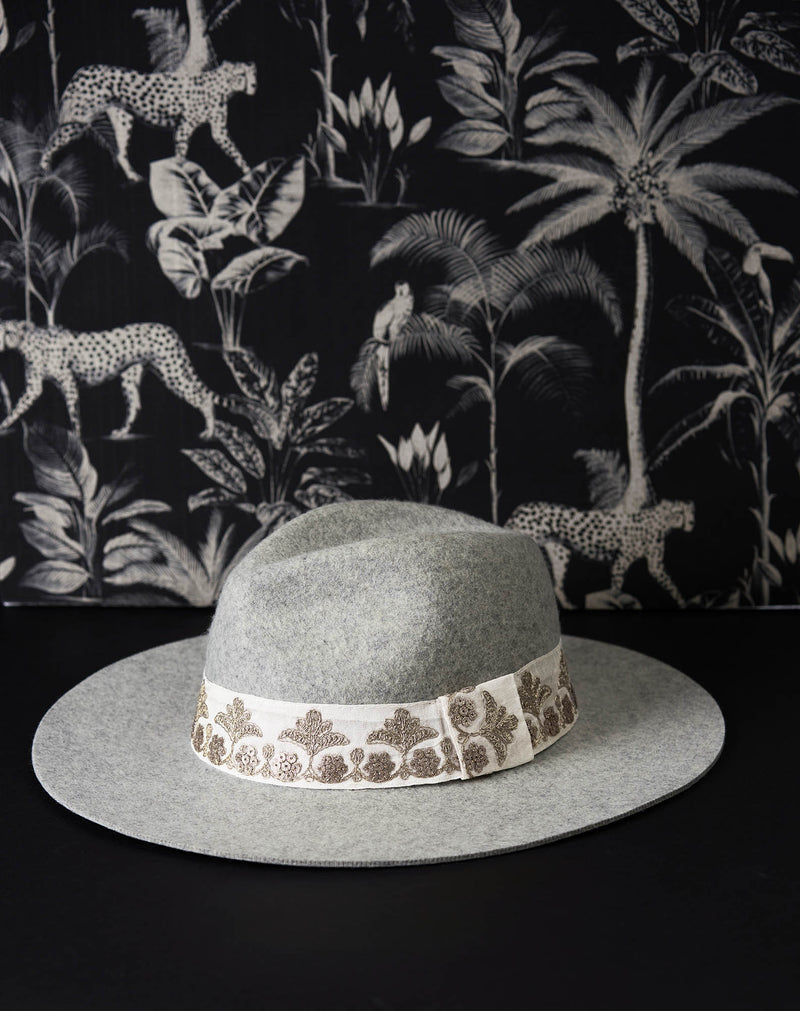 Chapeau Feutre Victor - Gris Chine