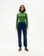 Pantalón Nele de pana azul sostenible-2